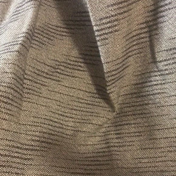 Ann Taylor size 16 Zipper in front skirt lined stripes hints of blue - Picture 3 of 6